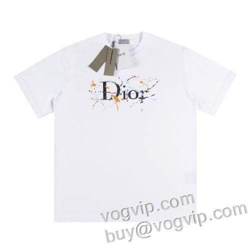 定番のアイテム スーパーコピー 激安 2024新作品 ディオール DIOR 使い勝手抜群 半袖Tシャツ 2色可選