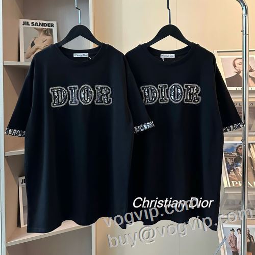 高級感漂わせる 半袖Tシャツ コピー ブランド ディオール DIOR 2024新作品 肌に馴染みやすい