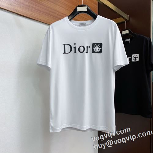 大人気再登場 2024春夏季超人気 ディオール DIORスーパーコピー 半袖Tシャツ 2色可選 頑丈な素材