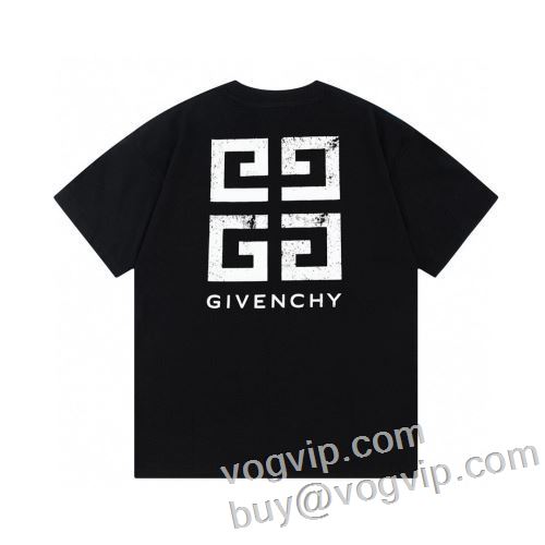 コピー商品 半袖Tシャツ 2色可選 上品な輝きを放つ形 ジバンシィ GIVENCHY 2024春夏新作 快適な着心地