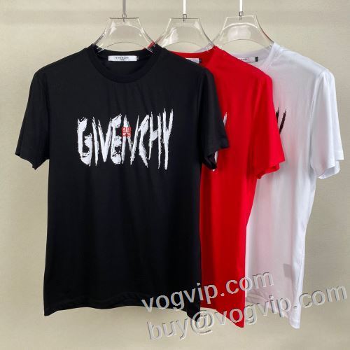 2024夏季 今からの季節にピッタリ！ 半袖Tシャツ ブランド コピー 販売 ジバンシィ GIVENCHY 消臭抗菌効果がある 3色可選