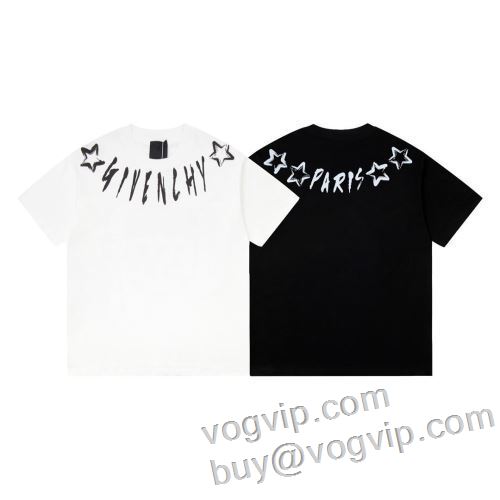 落ち着いた感覚 ジバンシィ偽物ブランド GIVENCHY 半袖Tシャツ tシャツ メンズ 半袖 おしゃれ カジュアル 2024超激得高品質 2色可選