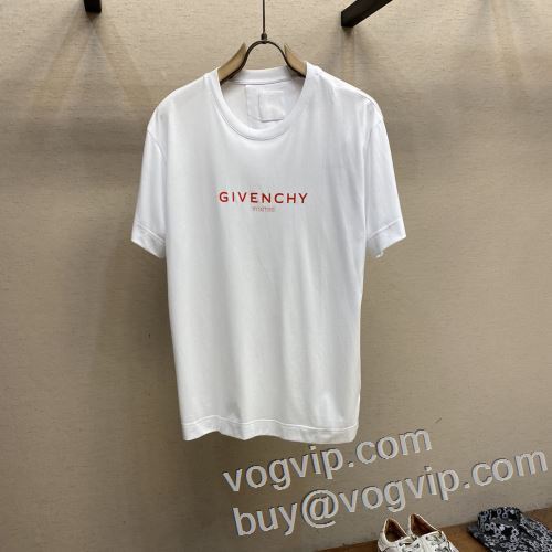 2024超激得高品質 半袖tシャツ 配いろ 涼しい カジュアルクルーネック ジバンシィスーパーコピー GIVENCHY 大人っぼい