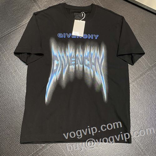 ジバンシィ 2024激安大特価低価 半袖Tシャツ 2色可選 GIVENCHYコピーブランドサマー おしゃれ 白Tシャツ デザイン性の高い