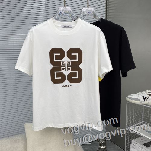 セール中 2024品質保証定番人気 優しいフィット感 半袖Tシャツ 2色可選 ジバンシィ GIVENCHYブランドコピー専門店