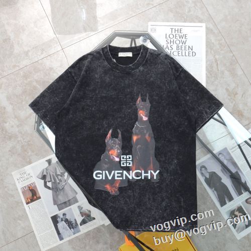 人気が爆発 GIVENCHY ブランドコピー専門店 2024新品 ジバンシィ 半袖Tシャツ 4色可選 クールビズ