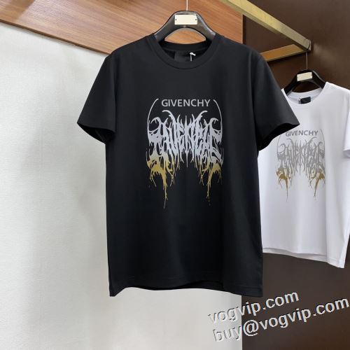 個性的なデザ ジバンシィ GIVENCHY 超激得100%新品 tシャツ メンズ 半袖 おしゃれ カジュアル 春 夏 秋 最高品質のブランドコピー専門店 半袖Tシャツ 2色可選