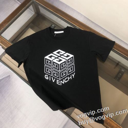 上品上質 ジバンシィ GIVENCHY コピー ブランド 新作のプリントTが登場！ 半袖Tシャツ 2色可選 2024春夏季