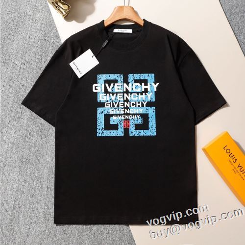 海外セレブ愛用 半袖Tシャツ ジバンシィ GIVENCHY 偽物ブランド 2024激安大特価爆買い 2色可選 Tシャツ メンズ 半袖 シンプル 大きいサイズ