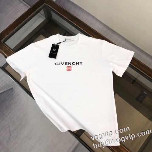 ジバンシィ GIVENCHY スーパーコピー 2024激安大特価爆買い 通気性に優れた 半袖Tシャツ 2色可選 今買い◎得