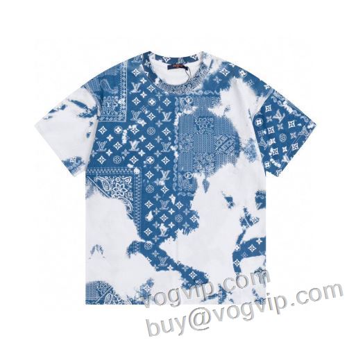 ショートパンツ 確定となる上品 スーパーコピー 2024人気新作 半袖Tシャツ Tシャツ メンズ ルイ ヴィトン LOUIS VUITTON 半袖 半袖Tシャツ おしゃれ 春 夏