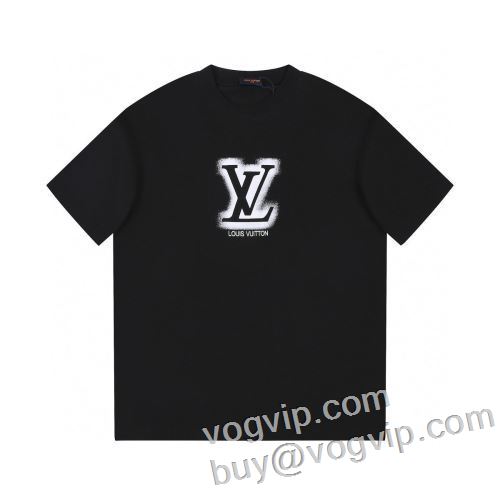 活用できるアイテム ブランドスーパーコピー ルイ ヴィトン LOUIS VUITTON 2024最安値お得 半袖Tシャツ 2色可選 着回し度抜群