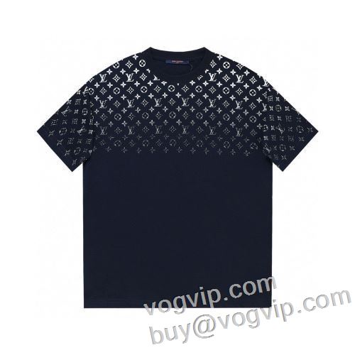 機能性も備えたアイテム 2024最安値お得 ブランドコピー ルイ ヴィトン LOUIS VUITTON 半袖Tシャツ 肌に密着 5色可選