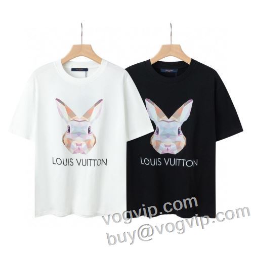 魅惑 ルイ ヴィトン LOUIS VUITTON 半袖Tシャツ 2色可選 オリジナル 日本人気スーパーコピーブランド 2024秋冬季新作