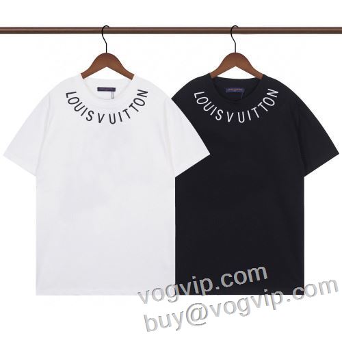 目玉商品 ルイ ヴィトンスーパーコピー n級品 半袖Tシャツ 2色可選 LOUIS VUITTON 2024激安専門店 バリエーションに富む