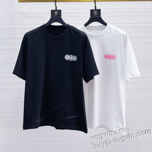 2024爆買い大人気 ルイ ヴィトン LOUIS VUITTON スーパーコピー n級品 2年以上連続１位獲得 半袖Tシャツ 夏コーデに大活躍間違いなし! 2色可選