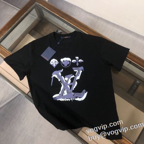 2024 選べる極上 半袖Tシャツ ルイ ヴィトン LOUIS VUITTON 最高N級ブランドコピー 2色可選 消臭抗菌効果がある