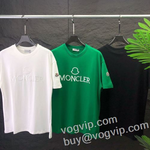 2024春夏季超人気 モンクレールスーパーコピー MONCLER 希少 半袖Tシャツ 3色可選