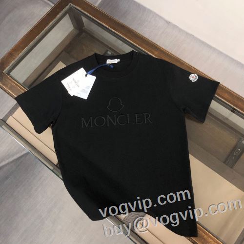 2024最新入荷 モンクレール MONCLERコピー ブランド 自然な肌触り 半袖Tシャツ 4色可選 大人気☆NEW!! 