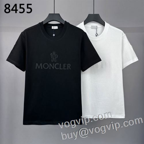 絶大な人気を誇る モンクレールスーパーコピー MONCLER 半袖Tシャツ 吸汗性に優れ 2色可選 2024品質保証新作