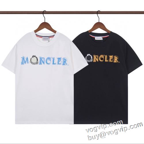 優しいフィット感 2024秋冬季超人気 半袖Tシャツ 2色可選 モンクレール MONCLERコピーブランド 重宝するアイテム