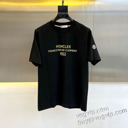 モンクレール ブランド 偽物 通販 細身のシルエット 半袖Tシャツ 2色可選 MONCLER 2024春夏新作 魅力的