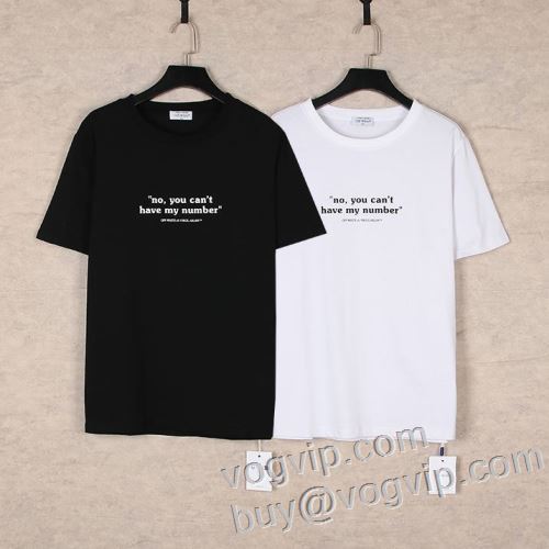 首胸ロゴ ブランド服 コピー 半袖Tシャツ 2色可選 オフホワイト OFF-WHITE 2024最新入荷 気軽にカジュアルに使える