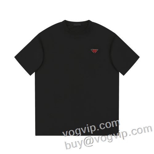 完売品！ プラダ偽物ブランド PRADA 使い勝手抜群 半袖Tシャツ 2024春夏新作