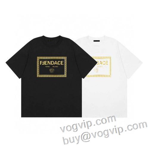 高品質 人気 スーパーコピー n級品 ヴェルサーチ VERSACE 汗を吸ってすぐ乾き 半袖Tシャツ 2色可選 2024爆買い新作登場