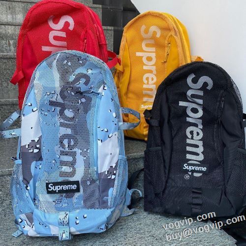 ブランドスーパーコピー 最旬アイテム シュプリーム SUPREME 2024 小型 軽量 リュック、バックパック 4色可選