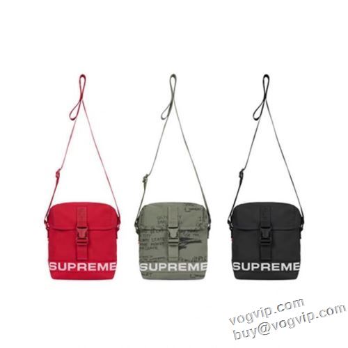 大特価 偽物ブランド シュプリーム Supreme FIELD SIDE BAG 2024 収納力最高 ショルダーバッグ 3色可選