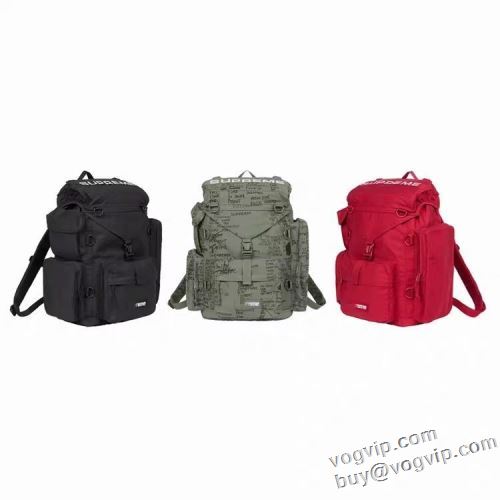 上質 大人気！ シュプリームブランド コピー Supreme Field Backpack 2024 リュック、バックパック 3色可選