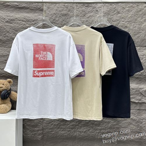 美品！ シュプリームブランド 偽物 通販 Supreme 24SS TNF Bandana Tee カジュアル系ファッションの定番アイテム 半袖Tシャツ 3色可選