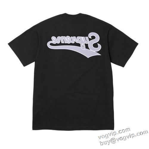 シュプリーム ブランドスーパーコピー Supreme SS24 WEEK19 BACKWARDS TEE 半袖Tシャツ 大人キレイに仕立てる 