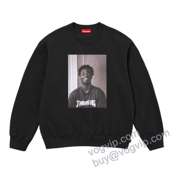 SUPREME?/THRASHER? CREWNECK FW24 防寒 暖かい あったか 秋 秋冬 秋服 シュプリームスーパーコピー プルオーバーパーカー 3色可選 ランキング商品