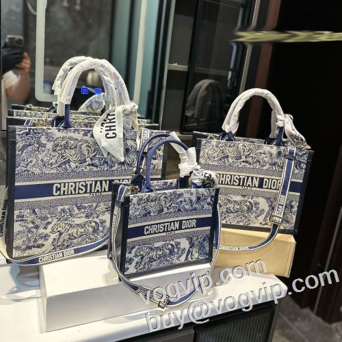 2024年モデル入荷 ディオールスーパーコピー DIOR Book Tote シンプルな外観 ハンドバッグ 希少