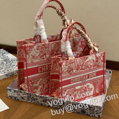 2024最新入荷 ディオールスーパーコピー DIOR Book Tote ハンドバッグ 2色可選 値下げ！