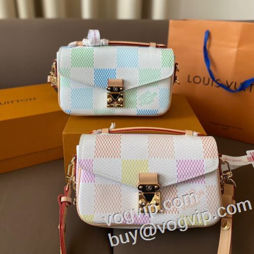 コピーブランド もっとも高い人気を誇る  ルイ ヴィトン LOUIS VUITTON Lv Pochette Metis East west  Mini 2024人気定番大人気 ショルダーバッグ 2色可選