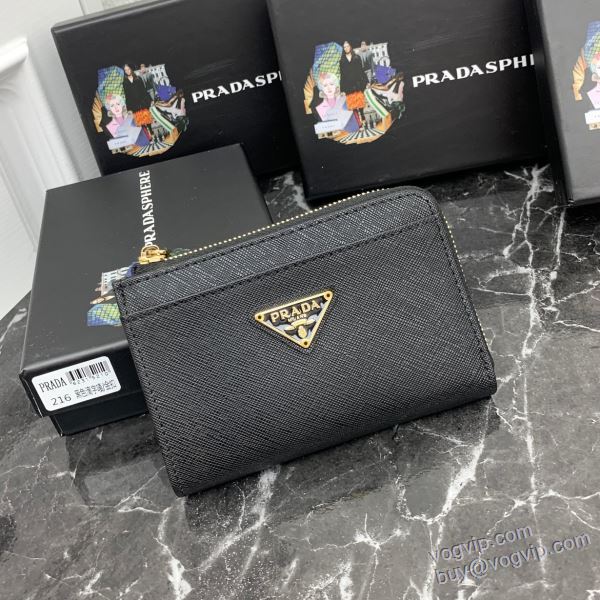 人目を惹くデザイン プラダ PRADA コピー 商品 販売 2024 財布 ミニ財布