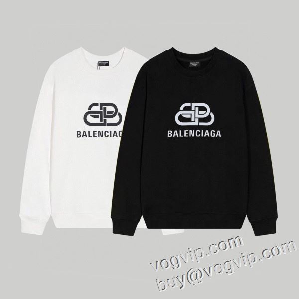 2024春夏季超人気 バレンシアガ BALENCIAGA 偽物ブランド 海外セレブ愛用 プルオーバーパーカー 2色可選 トップス 防寒 暖かい あったか 秋 秋冬 秋服