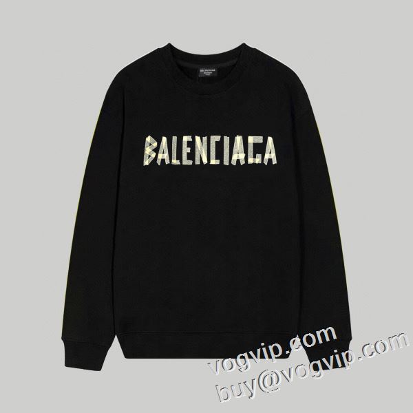 優しい色合い バレンシアガ BALENCIAGA 偽物ブランド プルオーバーパーカー 暖かい 冬 防寒 プルオーバー 秋冬 2024爆買い人気