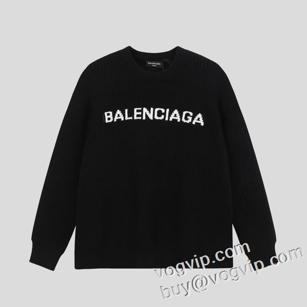 重宝するアイテム 2024お買い得セール バレンシアガ BALENCIAGA ブランド コピー セーター 暖かい ニットソー インナー 防寒 おしゃれ シンプル