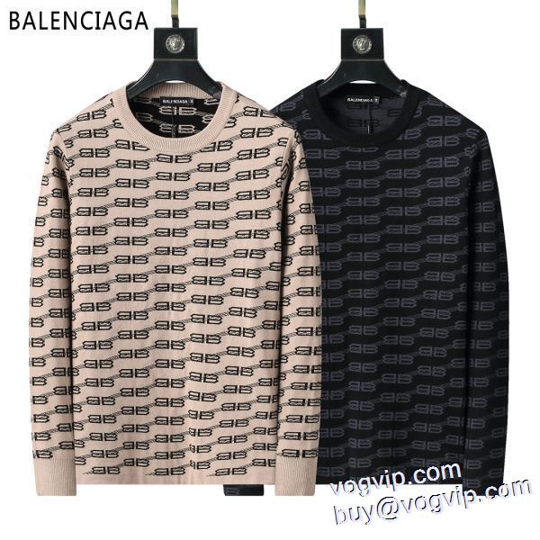 バレンシアガ 2024低価直輸入専門店 海外限定ライン ニットウェア 2色可選 BALENCIAGAスーパーコピー n級品 代金引換 防寒