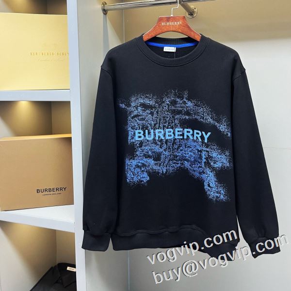 バーバリー BURBERRY 最高品質のブランドコピー専門店 2024限定セール大人気 プルオーバーパーカー 2色可選 春秋 新作 シンプル オシャレ ファッション 超激得品質保証