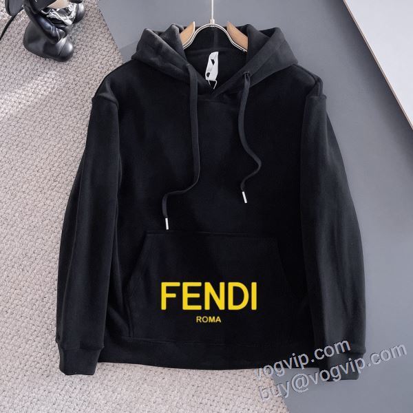 落ち着いた質感 2024新作品 フェンディ FENDI パーカー 3色可選 コピー ブランド