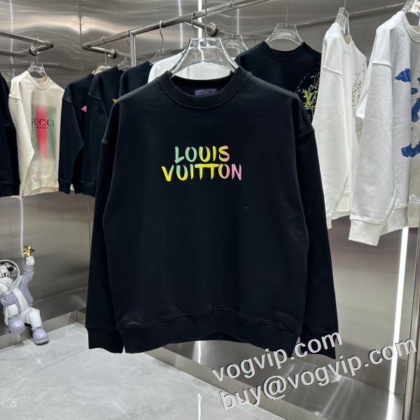 プルオーバーパーカー 2色可選 ルイ ヴィトン LOUIS VUITTON 2024人気定番安い 秋着用 ブランドコピー専門店 洗練を十分に演出する