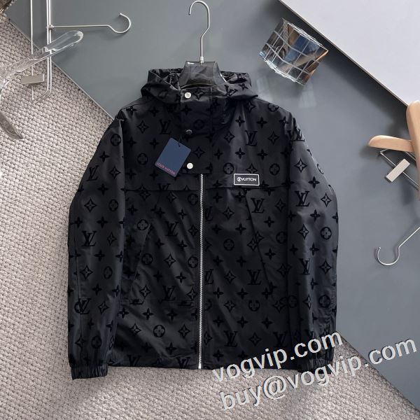 ルイ ヴィトン お買い得品 LOUIS VUITTON 偽物ブランド メンズ 秋 秋服 ジャケット 冬 ブルゾン コート 2色可選 2024超激得大人気