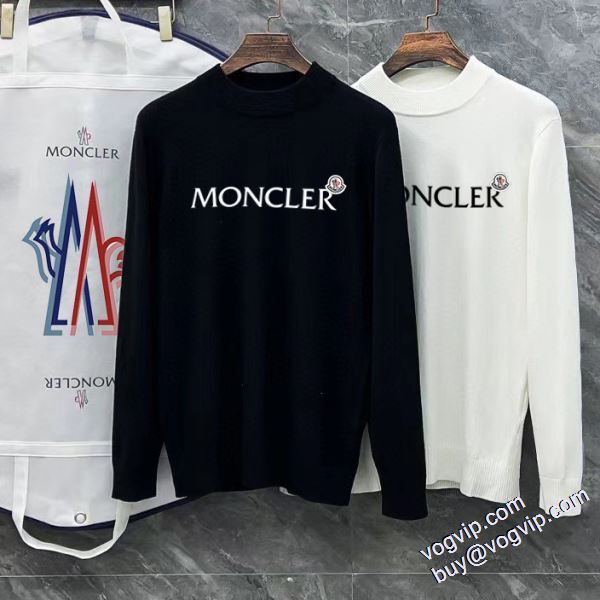 SALE!今季 ニットセーター 2色可選 モンクレール MONCLER 2024爆買い格安 業界高品質スーパーコピー