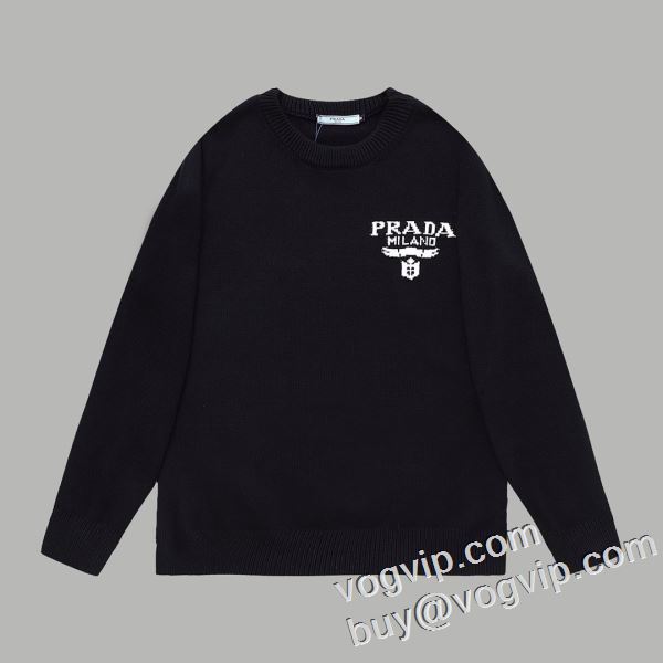 2024新作入荷 個性的なデザイン  プラダ PRADA ブランド コピー セーター 秋冬 冬服 セーター 冬新作 防寒 2色可選