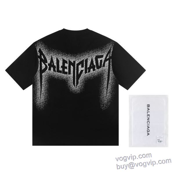 オリジナル バレンシアガ BALENCIAGA 半袖Tシャツ 2色可選 ブランド 偽物 通販 2025激安大特価爆買い